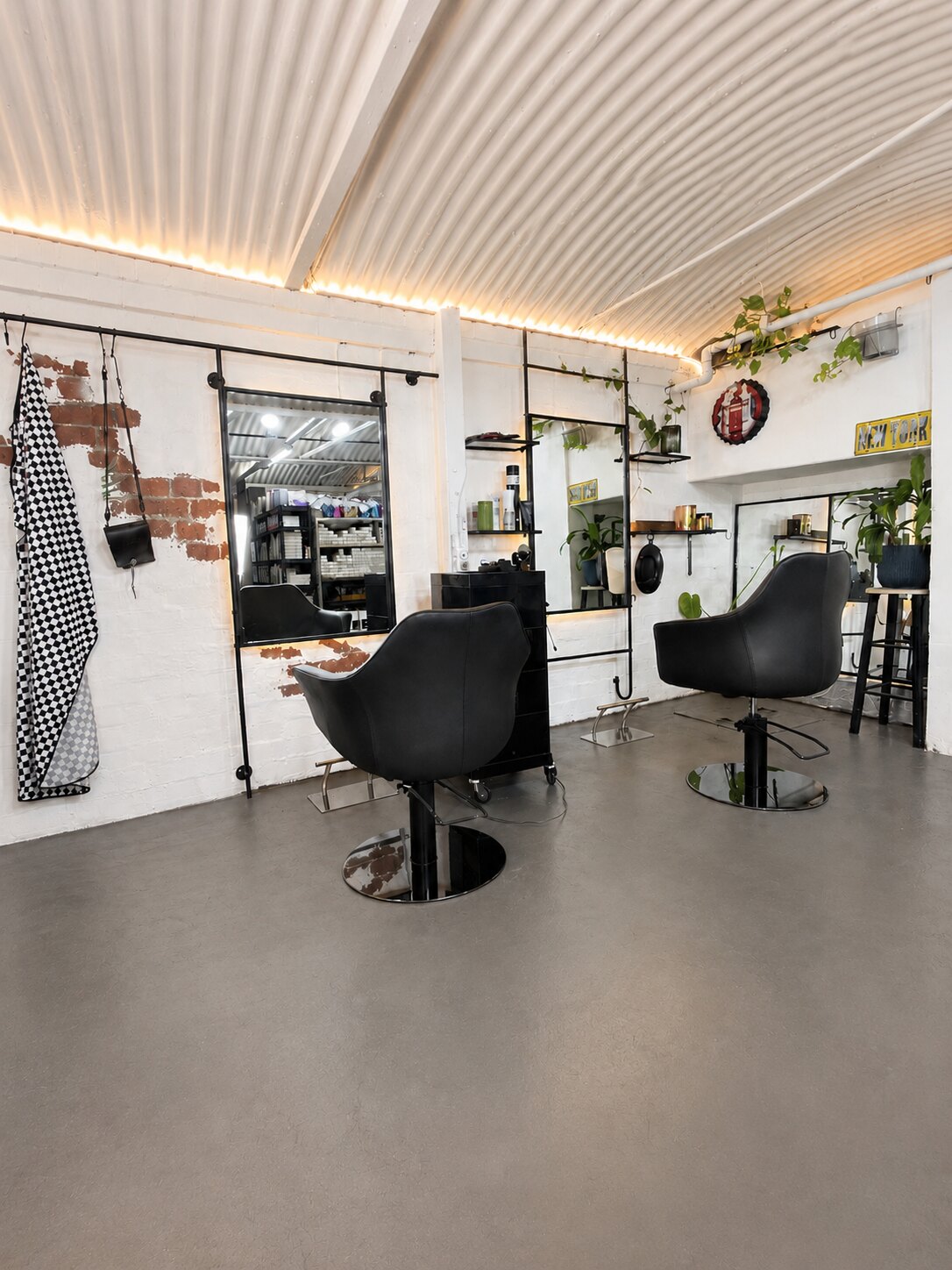Cut and Go private salon chairs at Flinders Street